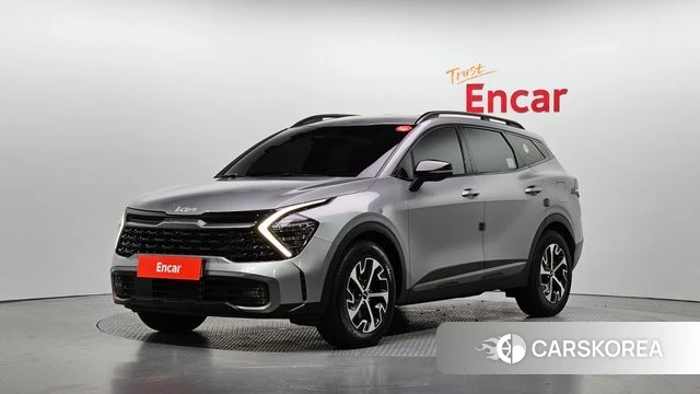 Kia Sportage 5th Generation Hybrid 2022 Серебристо-серый из Кореи