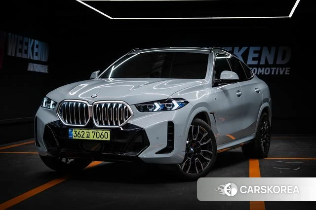 BMW X6 (G06) 2025 Светло-серебряный цвет из Кореи