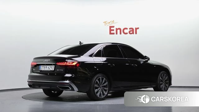 Audi A4 (B9) 2023 Черный из Кореи