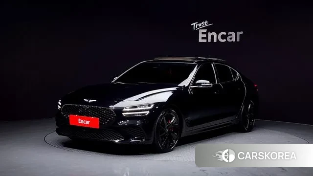 Genesis The New G70 2022 Черный из Кореи