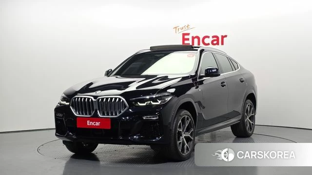 BMW X6 (G06) 2021 Черный из Кореи