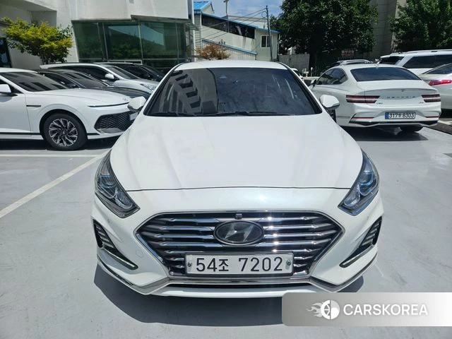 Hyundai Sonata New Rise Hybrid 2018 Белый из Кореи