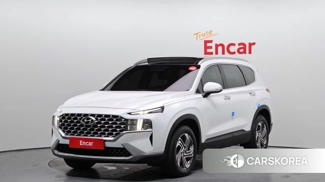 Hyundai The New Santa Fe 2021 Белый из Кореи