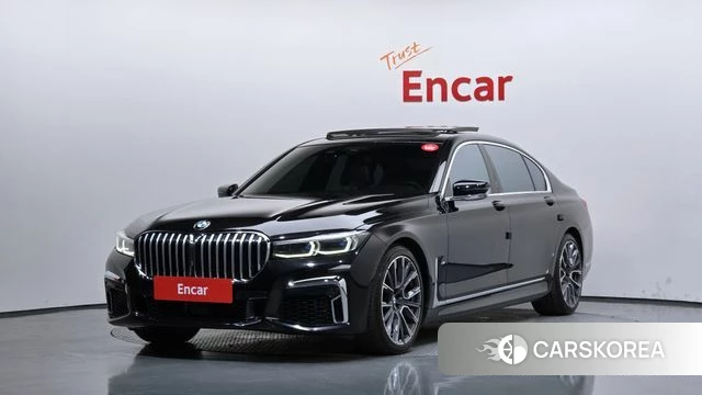 BMW 7 Series (G11) 2021 Черный из Кореи