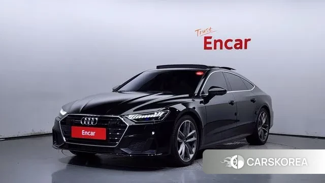 Audi A7 (4K) 2020 Черный из Кореи