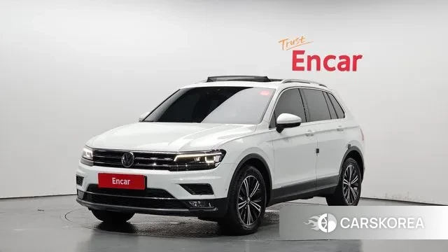 Volkswagen Tiguan second Generation 2020 Белый из Кореи