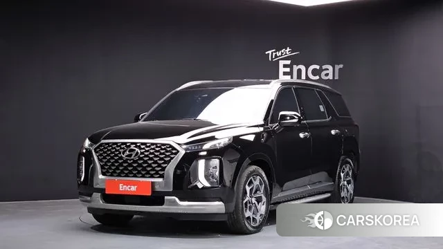 Hyundai Palisade 2022 Черный из Кореи