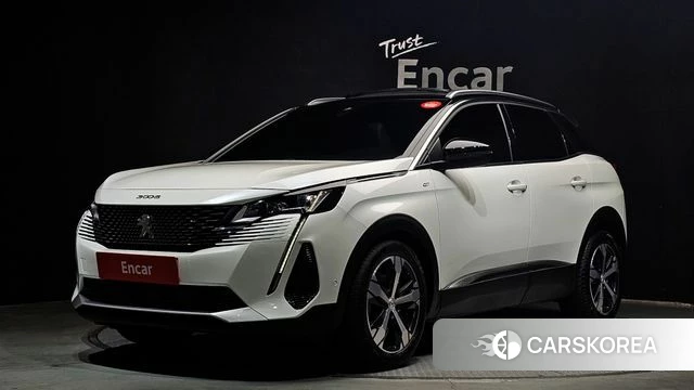 Peugeot 3008 second generation 2021 Белый из Кореи