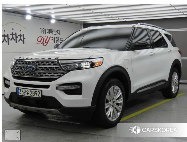 Ford Explorer 6th Generation 2021 Белый из Кореи