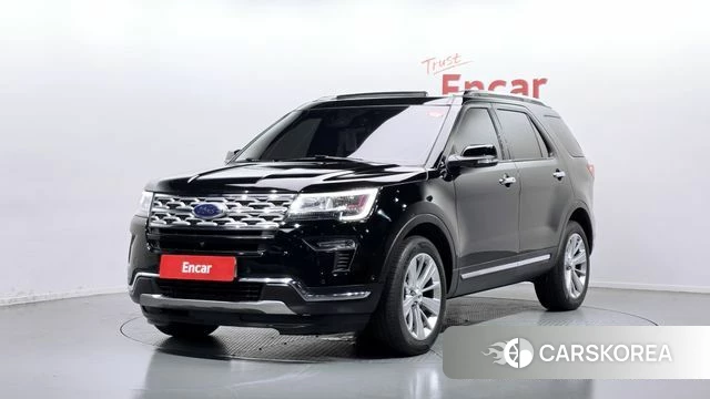 Ford Explorer 2018 Черный из Кореи