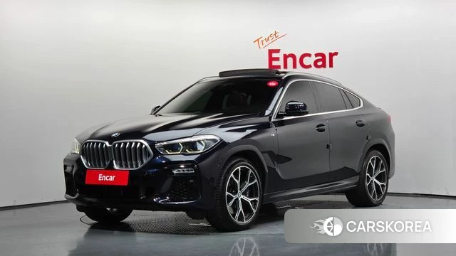 BMW X6 (G06) 2020 Черный из Кореи