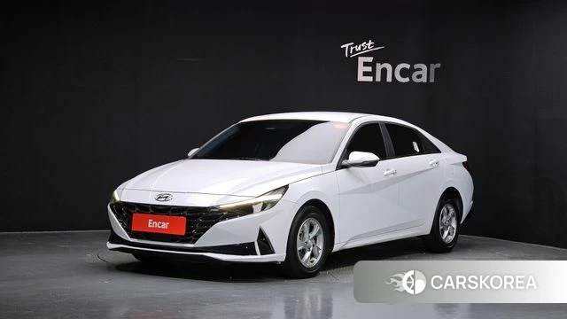 Hyundai Avante (CN7) 2021 Белый из Кореи
