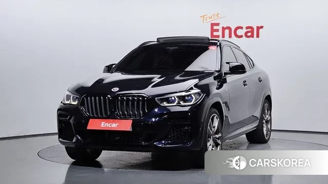 BMW X6 (G06) 2023 Черный из Кореи