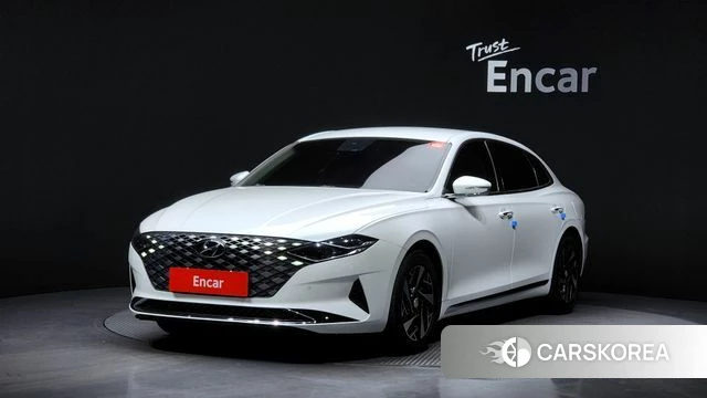 Hyundai The New Grandeur IG Hybrid 2021 Белый из Кореи