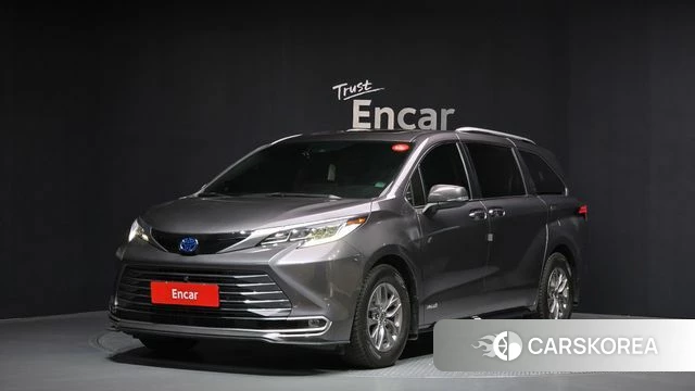 Toyota Sienna 4th Generation 2021 Серый из Кореи