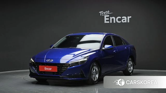 Hyundai Avante (CN7) 2020 Синий из Кореи