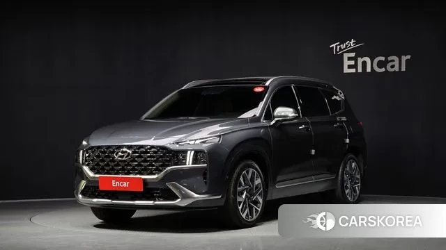 Hyundai The New Santa Fe 2022 Серый из Кореи