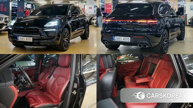 Porsche Macan 2022 Черный из Кореи