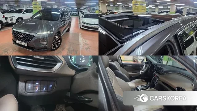 Hyundai Santa Fe TM 2019 Серый из Кореи