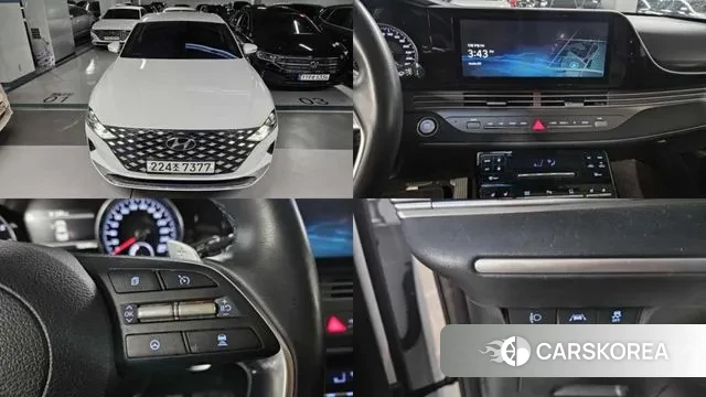 Hyundai The New Grandeur IG 2020 Белый из Кореи
