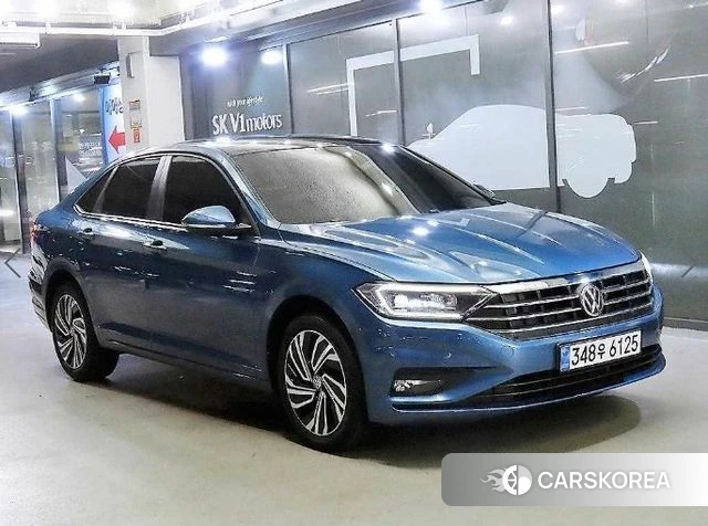Volkswagen 7th Generation of Jetta 2020 Синий из Кореи