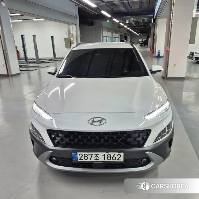 Hyundai The New Kona Hybrid 2023 Белый из Кореи
