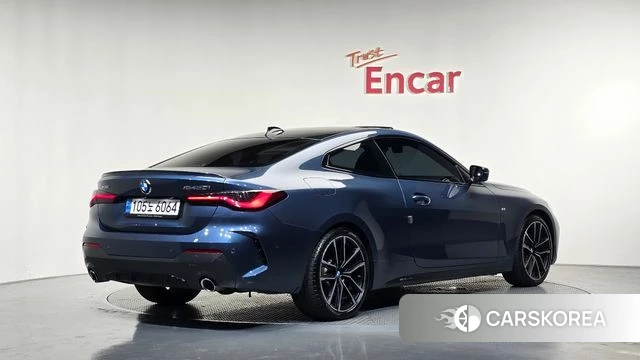 BMW 4 Series (G22) 2022 Синий из Кореи