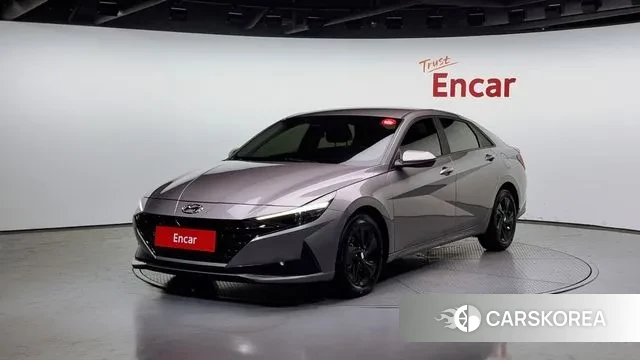 Hyundai Avante Hybrid (CN7) 2021 Серебристо-серый из Кореи