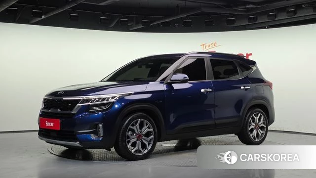 Kia Seltos 2021 Синий из Кореи