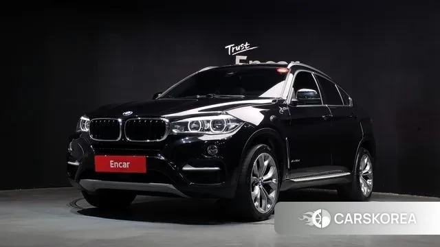 BMW X6 (F16) 2018 Черный из Кореи