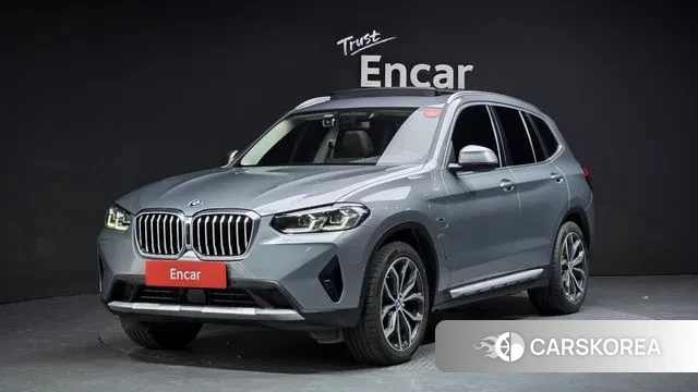 BMW X3 (G01) 2022 Серебристо-серый из Кореи