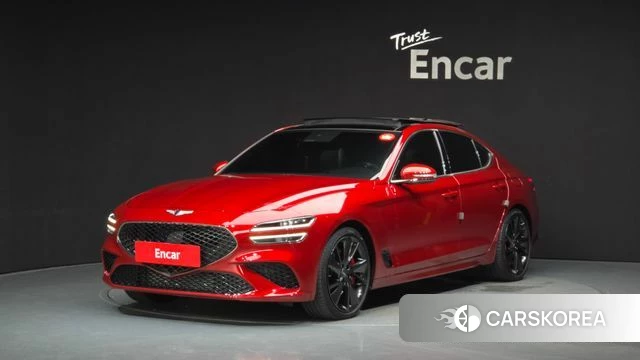 Genesis The New G70 2021 Красный из Кореи