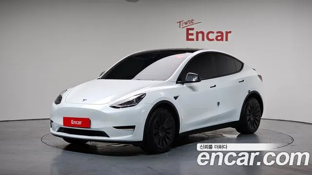Tesla Model Y 2022 Белый из Кореи