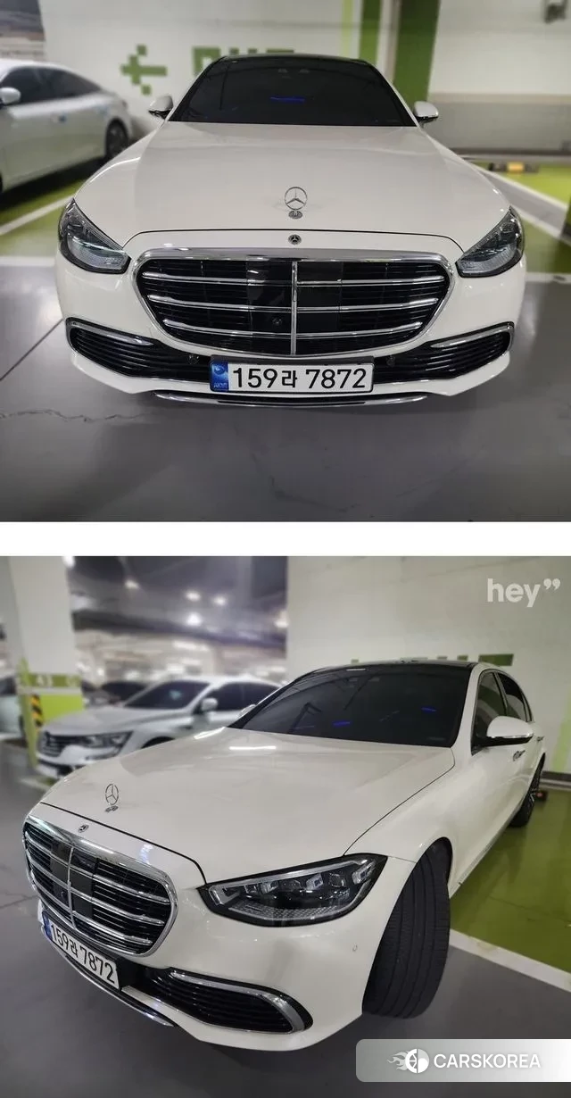 Mercedes-Benz S-Class W223 2022 Жемчужный цвет из Кореи