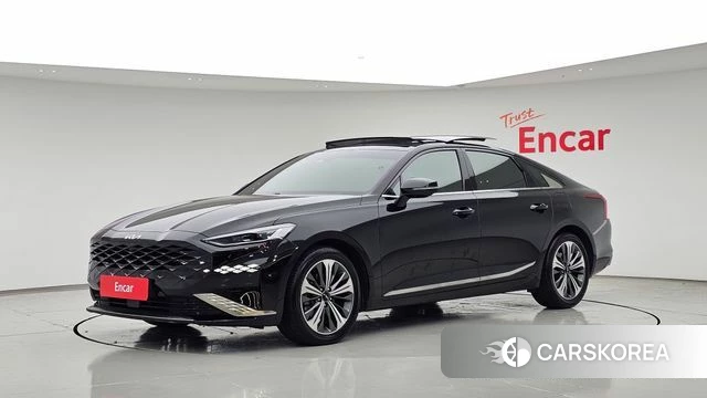 Kia K8 Hybrid 2022 Черный из Кореи