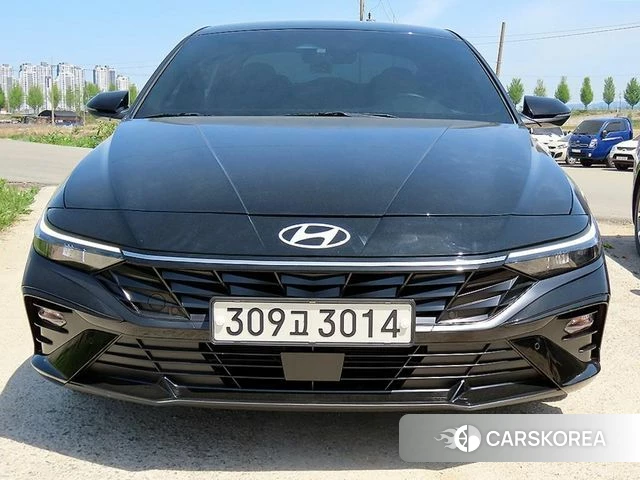 Hyundai The New Avante (CN7) 2023 Черный из Кореи