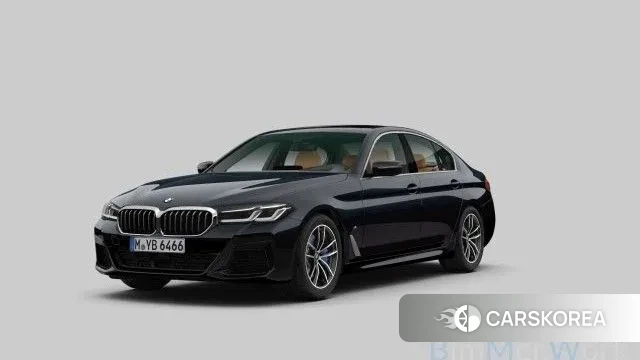 BMW 5 Series (G30) 2021 Черный из Кореи