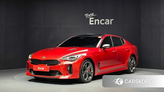 Kia Stinger 2018 Красный из Кореи