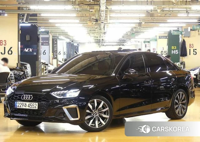 Audi A4 (B9) 2023 Черный из Кореи