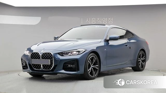 BMW 4 Series (G22) 2021 Синий из Кореи