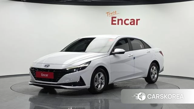 Hyundai Avante (CN7) 2022 Белый из Кореи