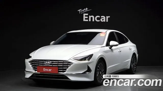 Hyundai Sonata Hybrid (DN8) 2021 Белый из Кореи