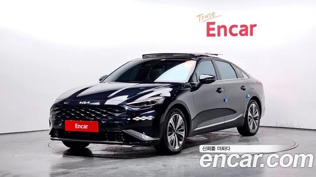 Kia K8 Hybrid 2023 Синий из Кореи