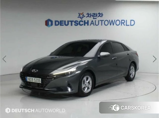 Hyundai Avante (CN7) 2021 Серый из Кореи