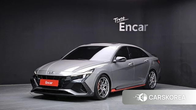 Hyundai Avante (CN7) 2021 Серебристо-серый из Кореи