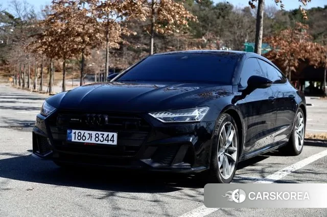 Audi A7 (4K) 2020 Черный из Кореи