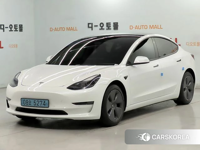 Tesla Model 3 2022 Белый из Кореи