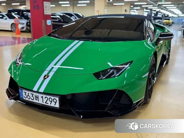Lamborghini Huracan 2023 Зеленый из Кореи