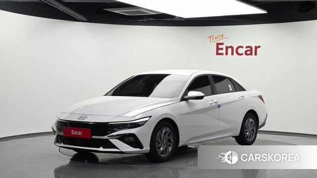 Hyundai The New Avante (CN7) 2023 Белый из Кореи