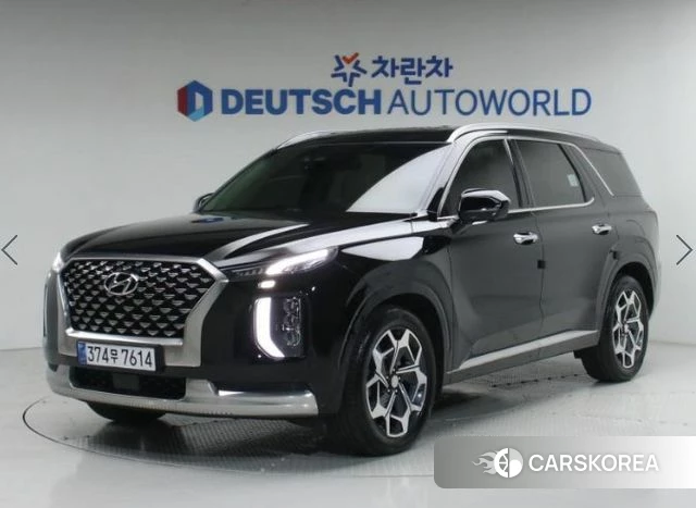 Hyundai Palisade 2021 Черный из Кореи